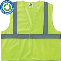 ERGODYNE GloWear 8205HL-ECO Recycled Hi-Vis Vest - Type R Class 2