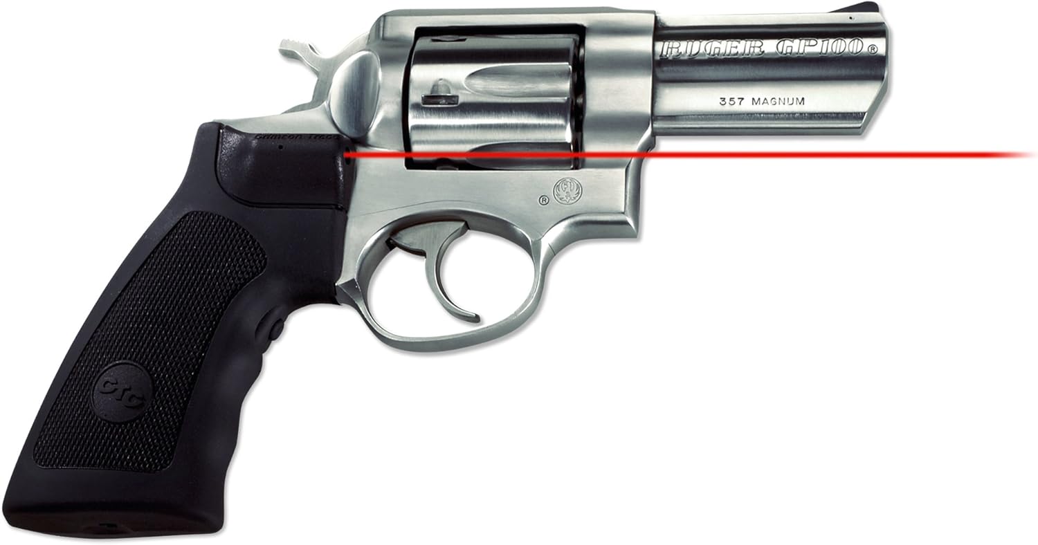Crimson Trace LG-344 Lasergrips Laser Sight with Heavy Duty Construction and Instinctive Activation for Ruger GP100