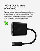 Belkin RockStar™ 3.5mm Audio with USB-C Charge Adaptor Included, USB-C Audio Adaptor Compatible with iPad Pro, Galaxy, Note