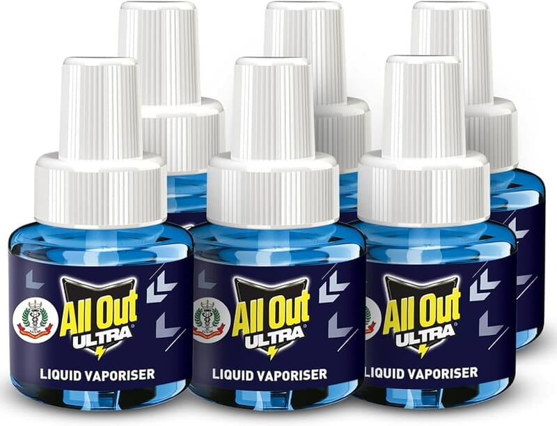 All Out Ultra Mosquito Vaporiser Refill (6 x 45 ml)