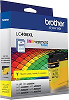 Brother LC406XL INKvestment Yellow High-Yield Ink Tank, LC406XLY