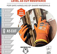 ERGODYNE ProFlex 7551 Coated Waterproof Winter Work Gloves - Cut-Resistant