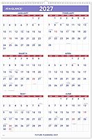 AT-A-GLANCE Monthly Wall Calendar