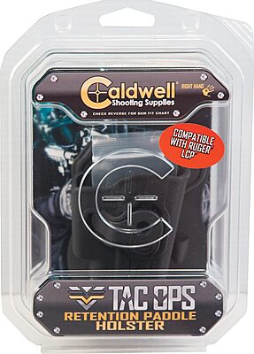 CALDWELL OWB Molded Retention Holsters with Heavy Duty Poly Construction, Adjustable Positioning and Paddle Clip