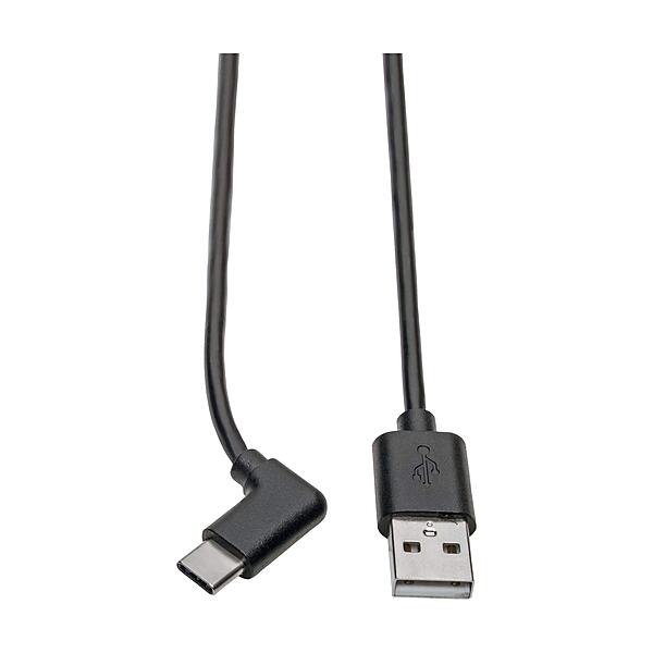 TRIPP LITE USB 2.0 Hi-Speed Cable A to USB Type C M/Right-Angle, 6' (U038-006-CRA)