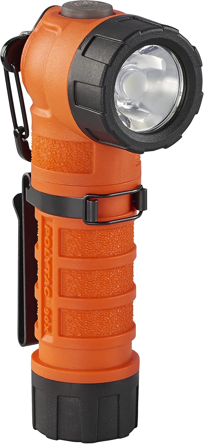 Streamlight 88837 PolyTac 90X USB 500-Lumen Multi-Fuel Right-Angle Rechargeable Flashlight