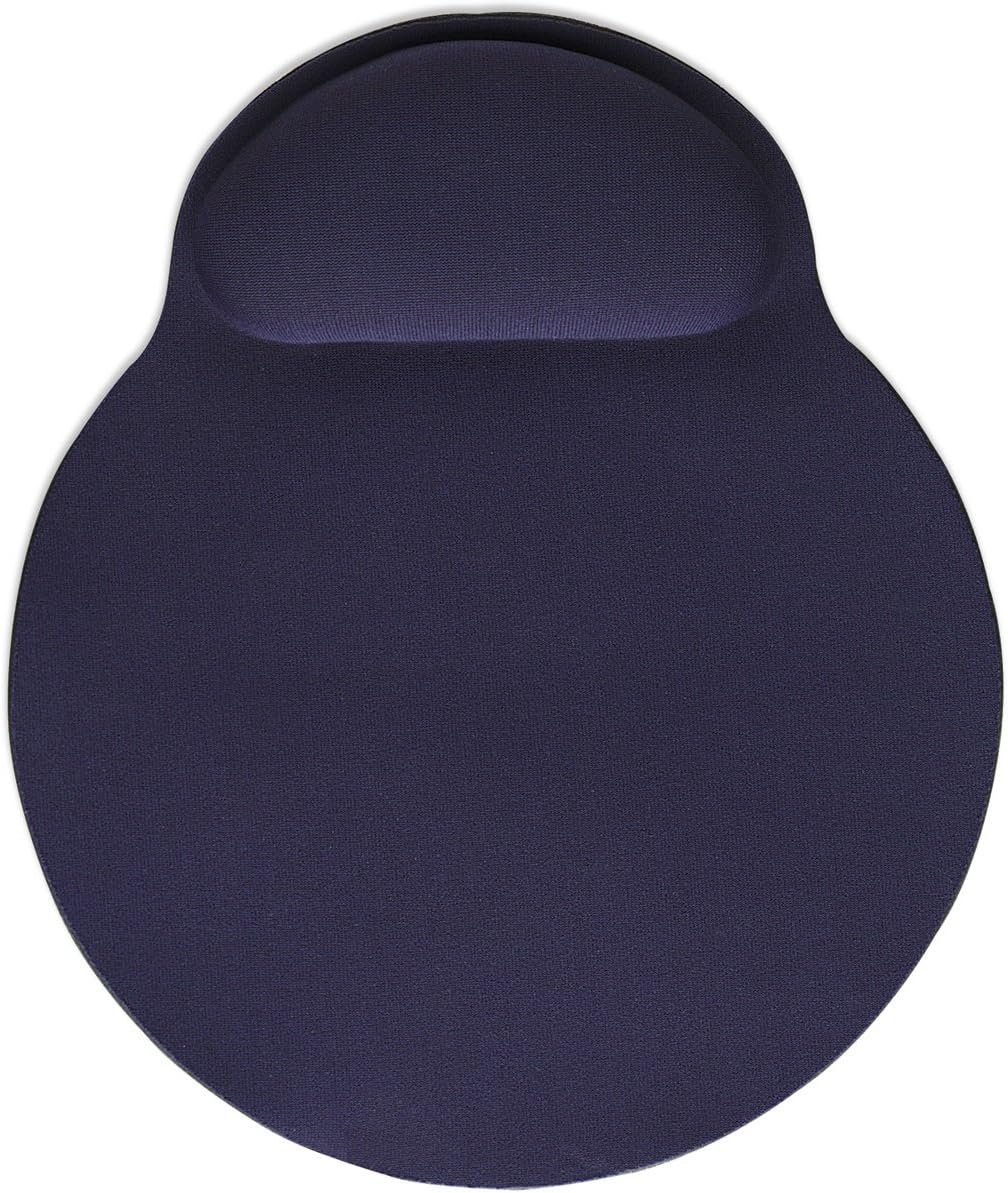 Manhattan Gel Mouse Pad - with Soft Wrist Support, Non- Slip Base, Ergonomic Design - for Laptop, Computer, PC Mouse - Blue