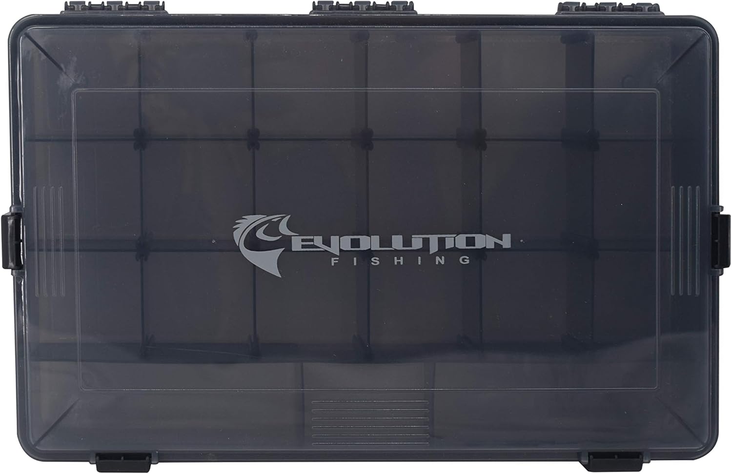 EVOLUTION OUTDOOR 4-Latch Waterproof Tackle Tray