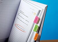 Post-it Tabs, 1 in. x 1.5 in., 1 Pack, 88 Tabs/Pack, Assorted Colors, Back to School Supplies for Students, Tabs for Textbooks and Notebooks