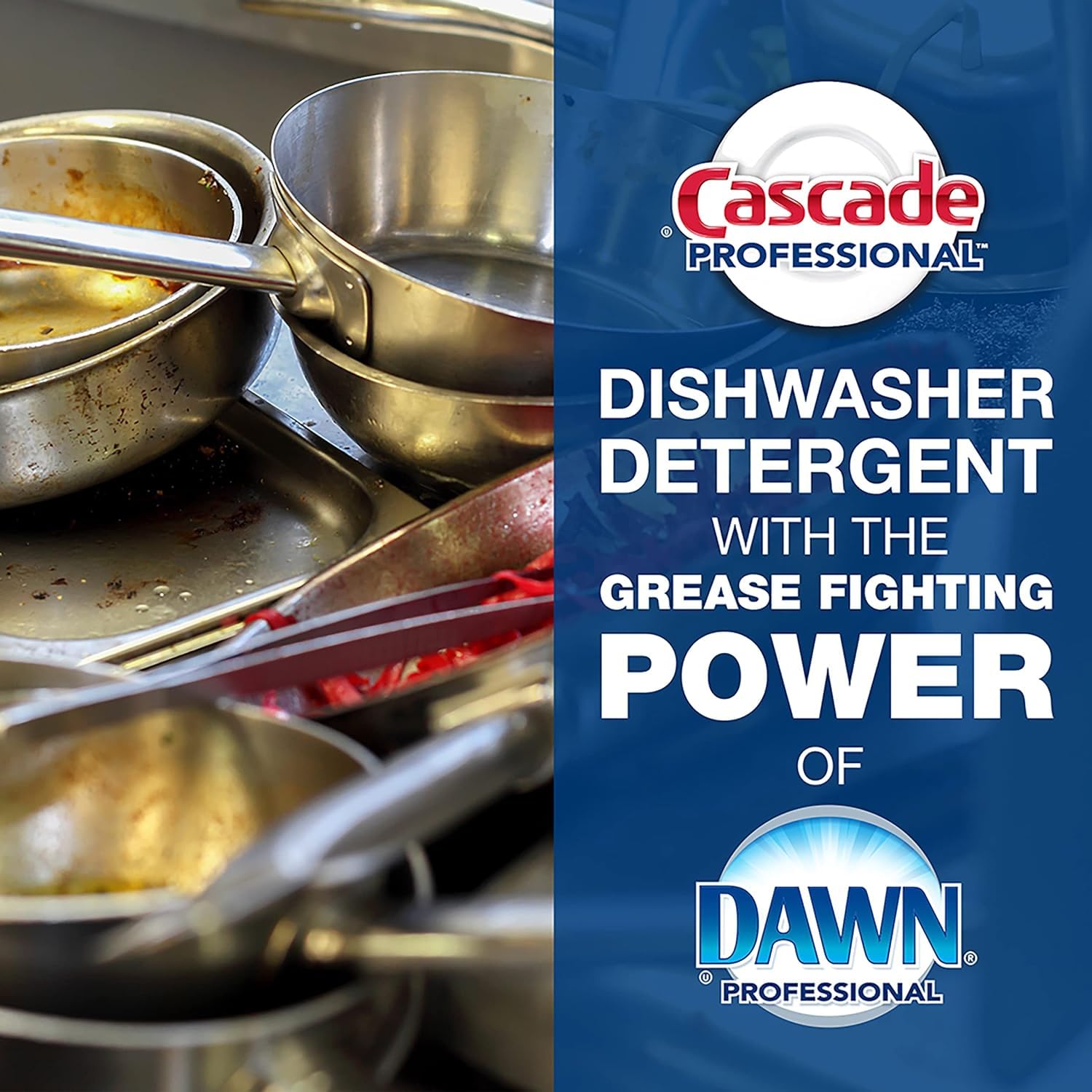 Cascade Professional Automatic Dishwasher Detergent Powder, Fresh Scent, 75 oz Box, 7/Carton