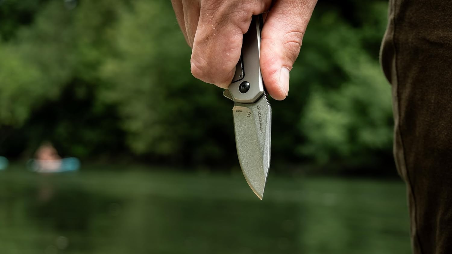 Kershaw Valve Frame Lock Knife Bead Blast Stainless Steel (2.25" Stonewash) 1375