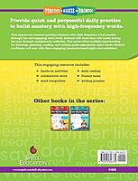 180 Days of High-Frequency Words for Kindergarten - Learn to Read Kindergarten Workbook