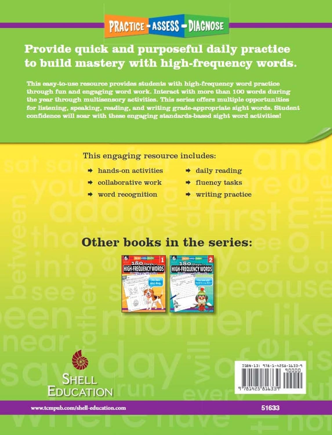 180 Days of High-Frequency Words for Kindergarten - Learn to Read Kindergarten Workbook