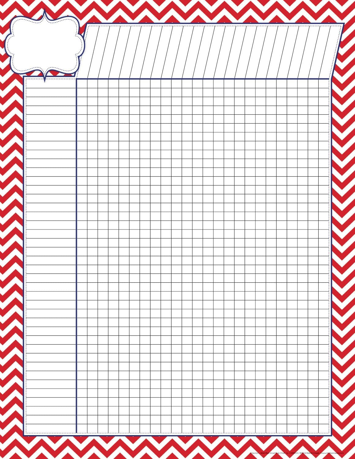 BARKER CREEK Incentive Chart and Accent Set, 37-Piece 17 x 22 inch Chart with 36 Double-Sided Accents