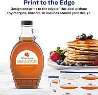 Avery Matte White Round Labels, Sure Feed Technology, 1.5" Diameter