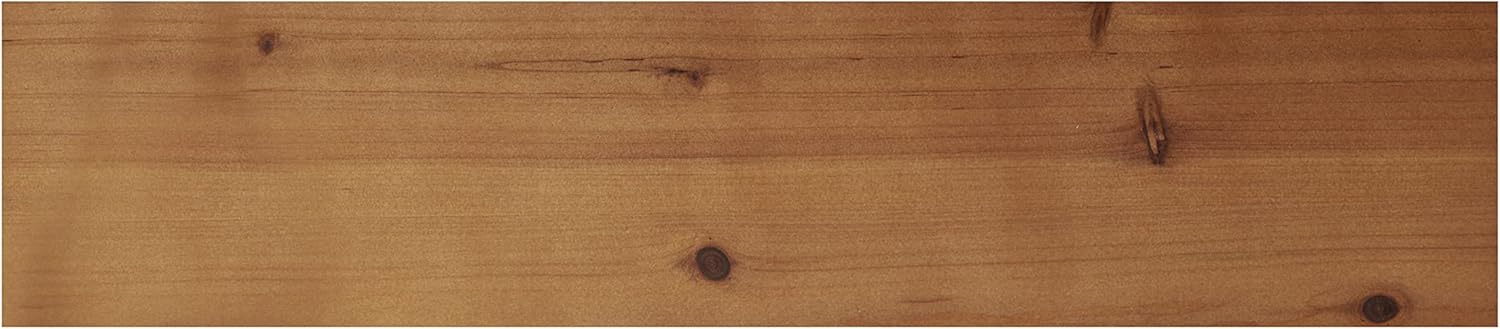 KATE AND LAUREL Soloman Wooden Floating Shelves with Metal Brackets