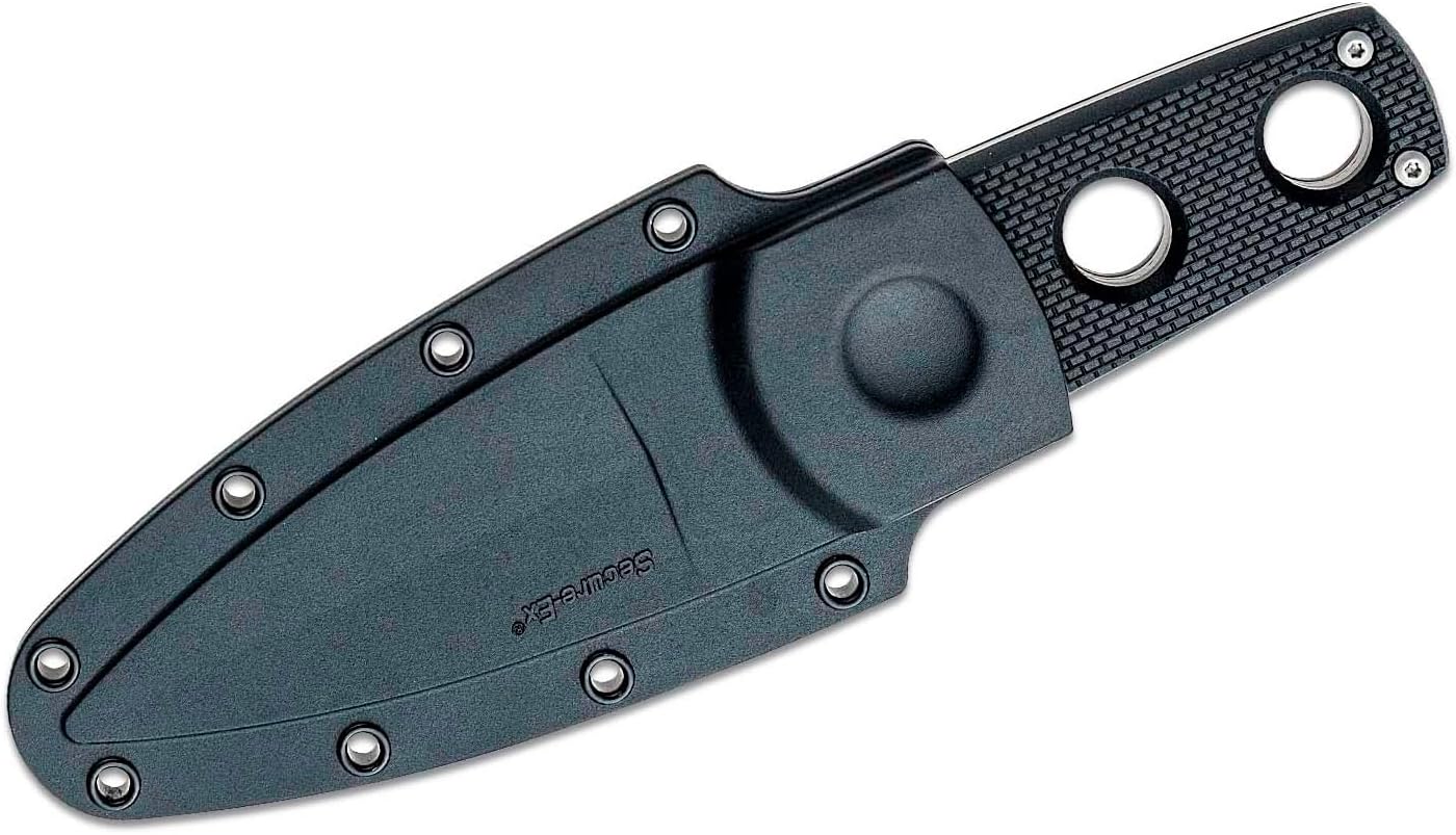 COLD STEEL Secret Edge Durable Lightweight Japanese AUS8A Steel Drop Point 3.5" Fixed Blade Tactical Outdoor Hunting