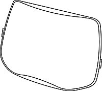 3M Speedglas Outside Protection Plate 100 07-0200-51, Standard