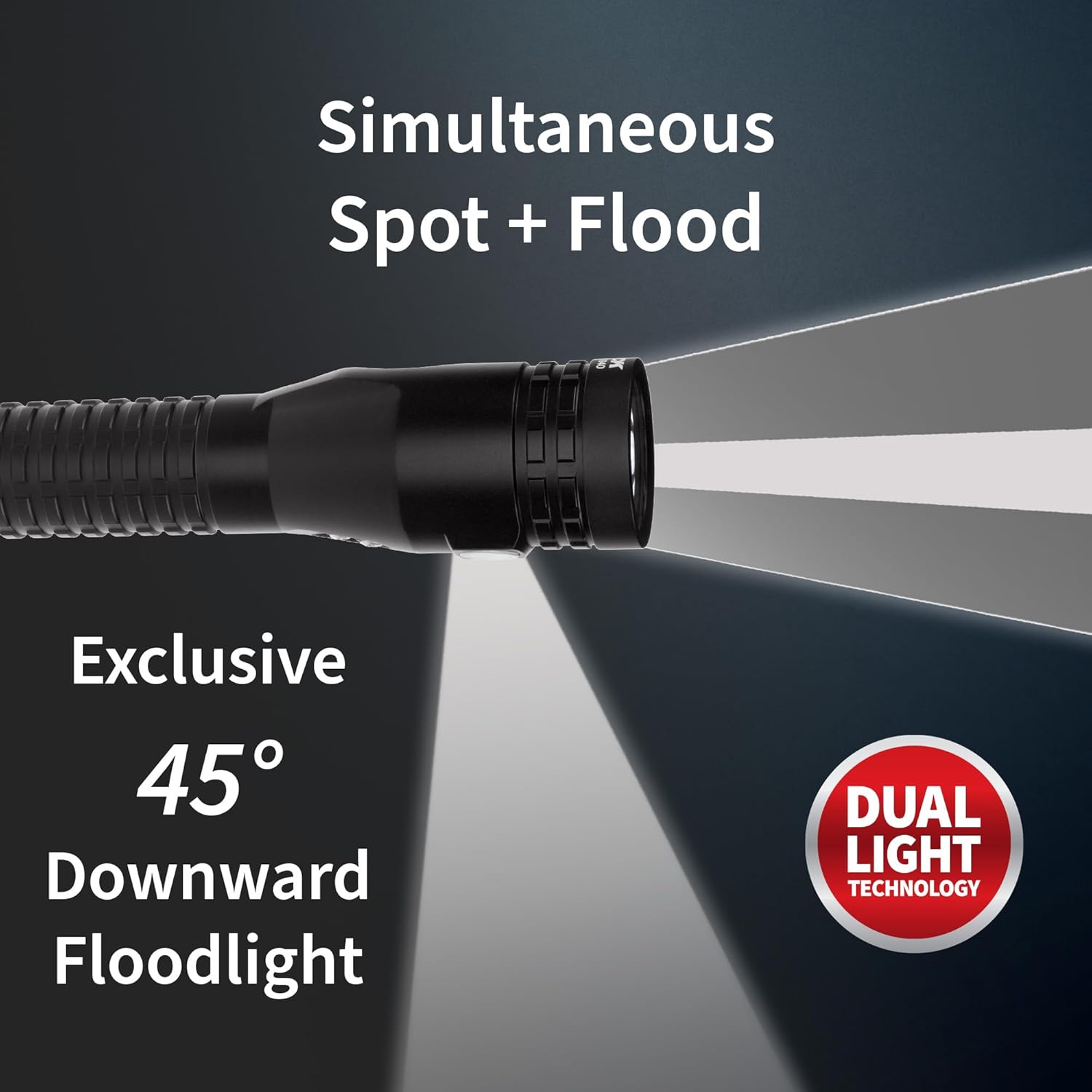 Nightstick Xtreme Lumens Multi-Function Rechargeable Dual-Light LED Flashlight