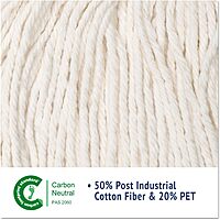 Boardwalk 503WHCT Super Loop Wet Mop Head, Cotton/Synthetic, Large Size, White, 12/Carton