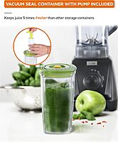 COMMERCIAL CHEF 1200 Watt High Power Blender, 50.7 oz, Black Multi Purpose