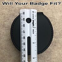 Belt Clip Badge Holder (Round, One Size)