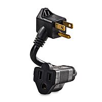CyberPower GC201 - Power extension cable - NEMA 5-15, NEMA 5-15P (R) to NEMA 5-15 (F) - AC 125 V - 13 A - 6 in - black