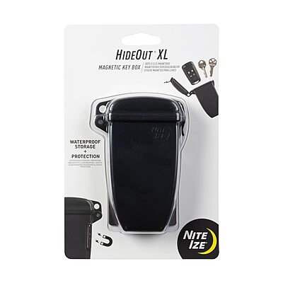 Nite Ize Hideout Magnetic Key Box - Waterproof Key Hider & Magnetic Key Holder