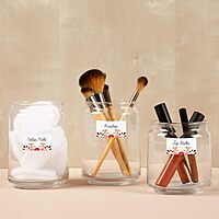 Avery Durable Removable Rectangle Labels, Sure Feed Technology, 1.5" x 2.75", Matte White Film