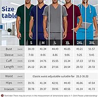 Conjunto de uniforme médico unisex