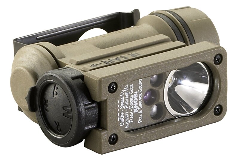 Streamlight 14510 Sidewinder 55-Lumens Compact II Military Flashlight with Helmet Mount in Box, Coyote