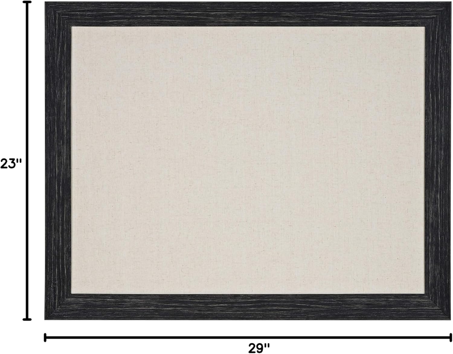 DESIGNOVATION Beatrice Framed Linen Fabric Pinboard