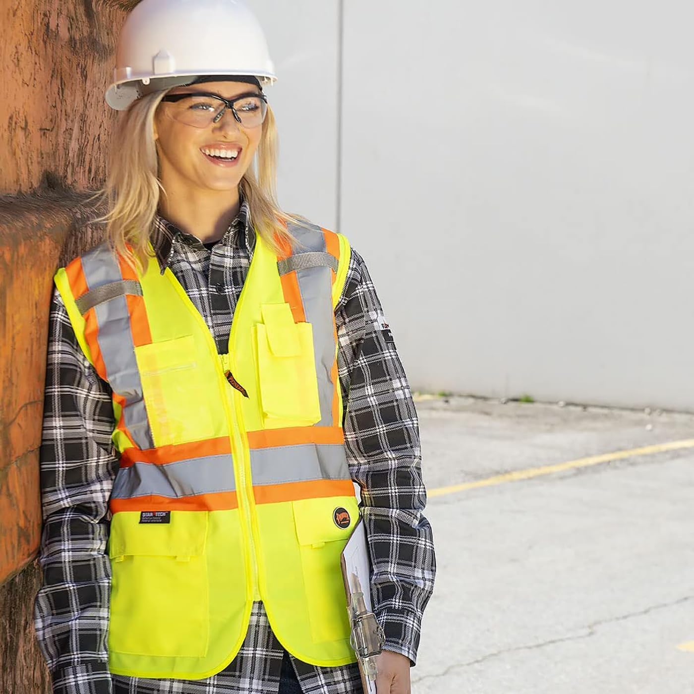Pioneer Safety Vest for Women With Pockets - Hi-Vis Reflective Tape