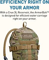 CAMELBAK Armorbak Tactical Hydration Pack with 3L/100oz Mil Spec Crux Reservoir