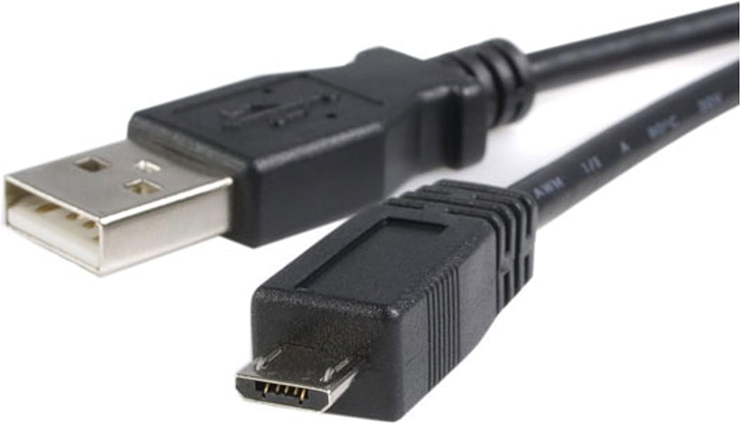 StarTech.com 6ft Micro USB Cable - A to Micro B - Black