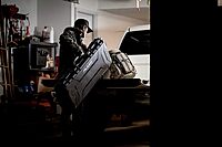 Plano Field Locker Element 44" Bow Case, Black with Gray Accents, Wheeled Archery Case Storage, Airline Approved