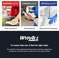 Wypall L30 General-Purpose Wipers - 11" x 10.40" - 70 Sheets/Roll - White - Perforated, Light Duty, Wet Strength, Soft, Reinforced, Absorbent, Solvent Resistant - for Face, Hand, General Purpose,