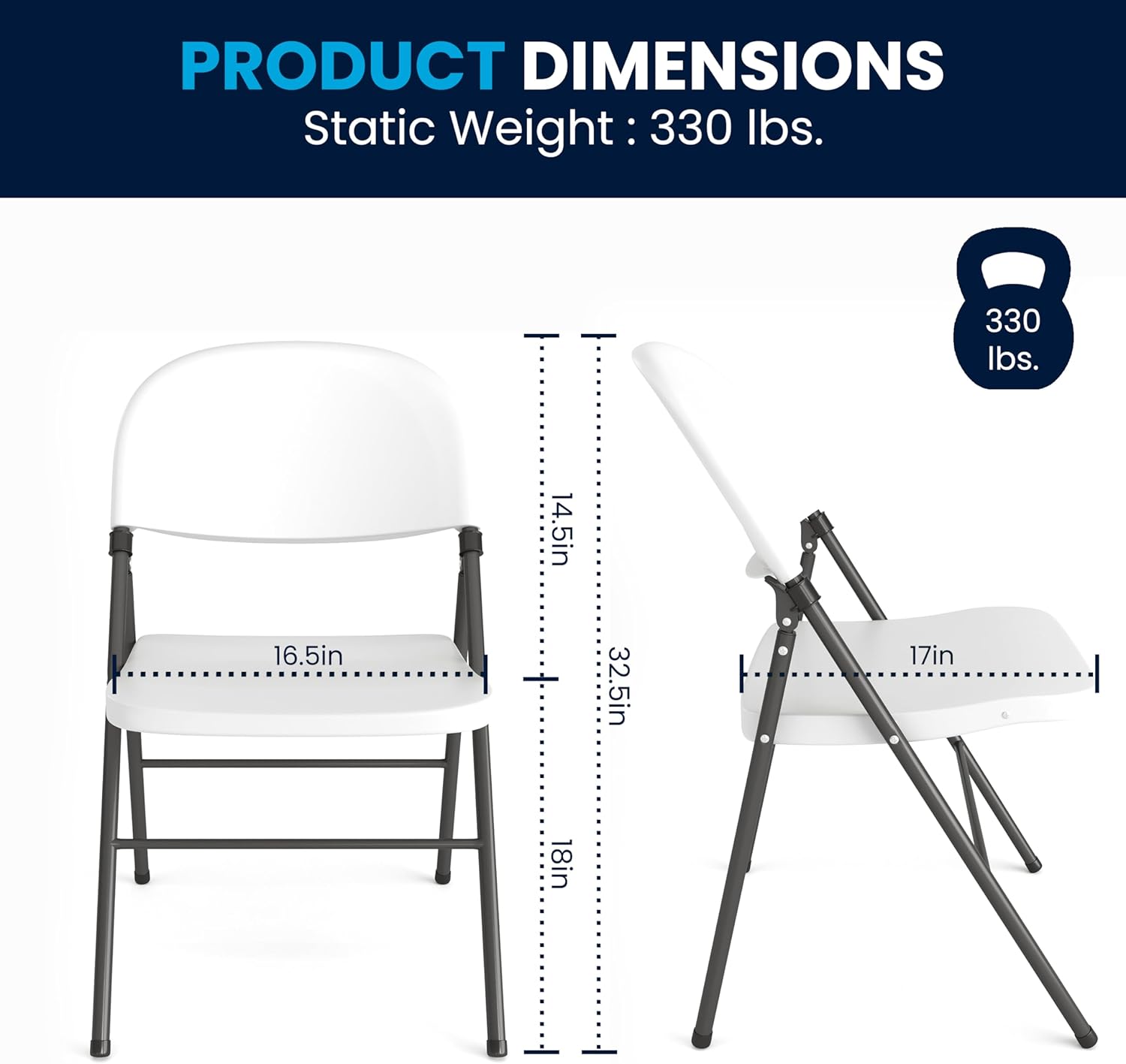 Flash Furniture HERCULES Plastic Folding Chairs