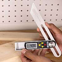 General Tools T-Bevel Gauge & Protractor - Digital Angle Finder with Full LCD Display & 8" Stainless Steel Blade No Bubble