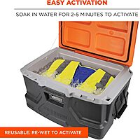 ERGODYNE Chill-Its 6668 Hi-Vis Safety Cooling Vest - Type R Class 2