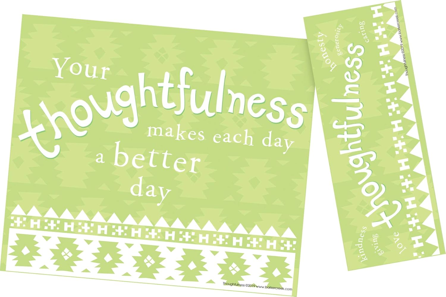 Barker Creek Award & Bookmark Set, Encourage Thoughtfulness, Mixed-Design, 120 Awards (30 Each of 4 Designs)