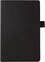Office Depot® Brand Premium Hardcover Business Journal, 8 1/2" x 5 1/2", Narrow Ruled, 192 Pages (96 Sheets), Black