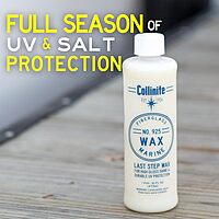 Collinite 925 Wax- Marine/RV Carnauba + Polymer Wax Sealant for Long-Lasting Fiberglass Protection. Easy to Apply+DA