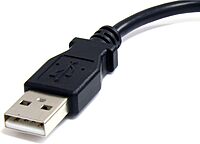 StarTech Cable UUSBHAUB6IN 6inch Micro USB Cable- A to Micro B Retail Black 1 Count (Pack of 1)