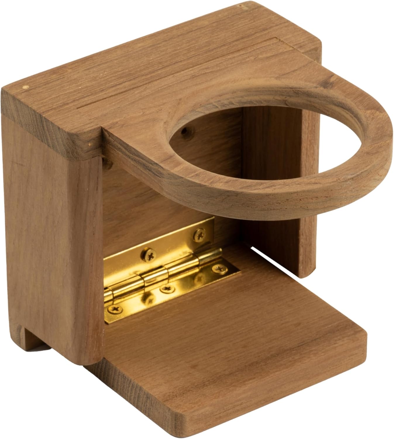 Whitecap 62601 Teak Folding Drink Holder