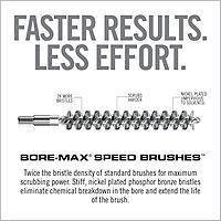 Real Avid Bore-Max Bore Brush, Nickel-Plated Bronze Barrel Brush with Stainless Steel Handle