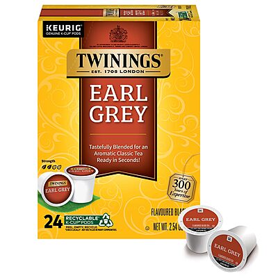 TWININGS Black Tea K-Cup Pods for Keurig, 24 Count