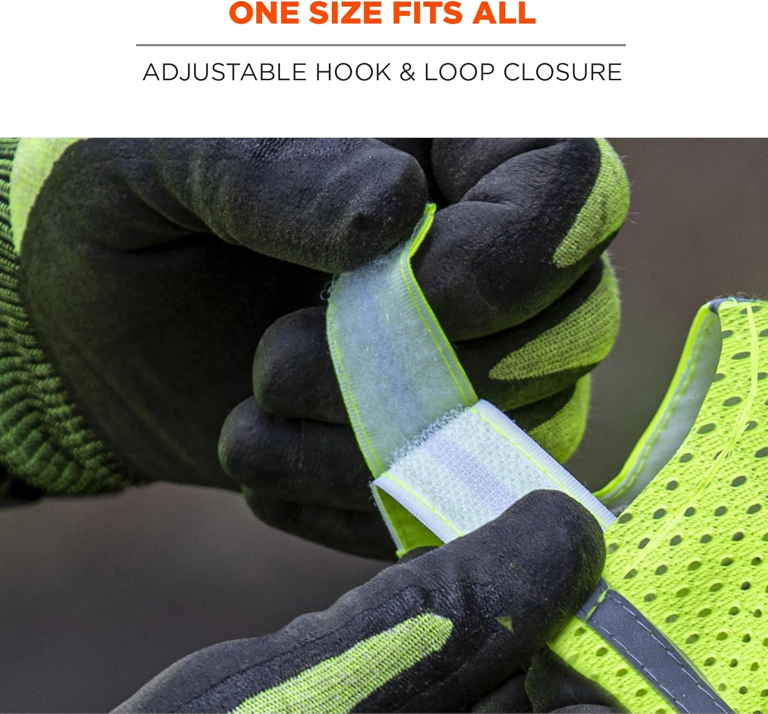 Ergodyne GloWear 8930 Class 2 Hi-Vis Baseball Cap, Lime