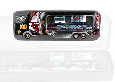 Spiderman Theme Pencil box with Stationery Items