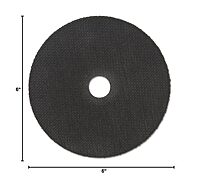 Carborundum 481-05539563954 Aluminum Oxide Type 01 Cutoff Wheel, 6", 0.045", 46 Grit, 7/8", 10185 rpm, Carbo Gold